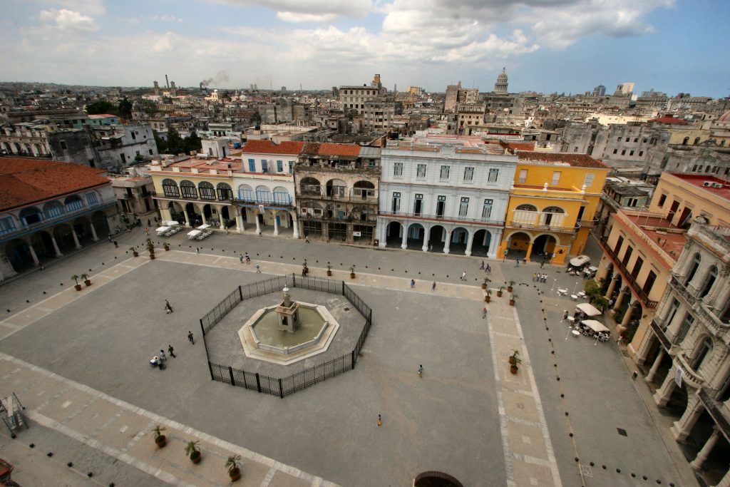 Plazas en La Habana